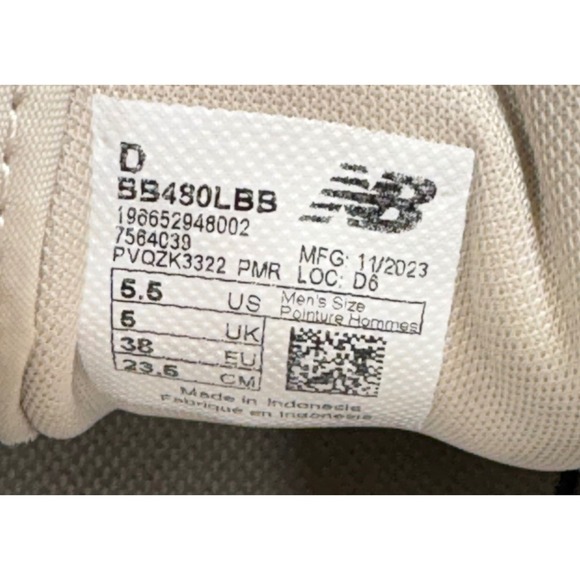 New Balance‎ x J Crew 480 sneakers in Timberwolf  Men's 5.5 Women's 7 - Picture 9 of 10